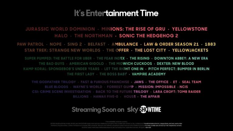 Releasedatum SkyShowtime Nederland