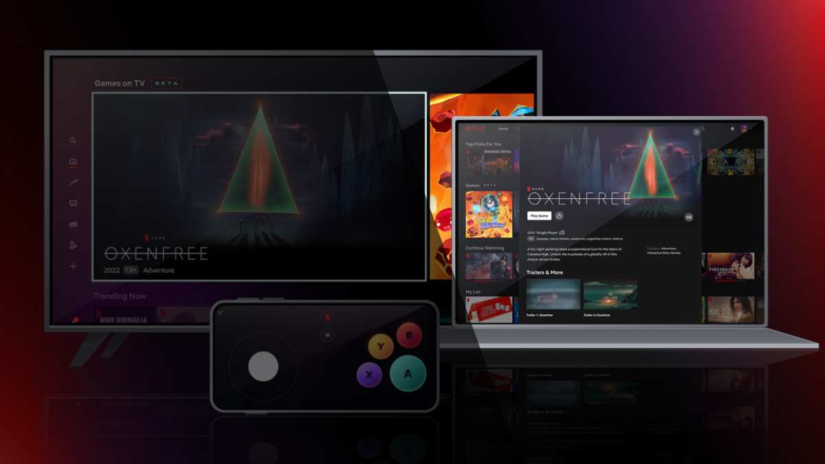 Netflix gaming tv computer